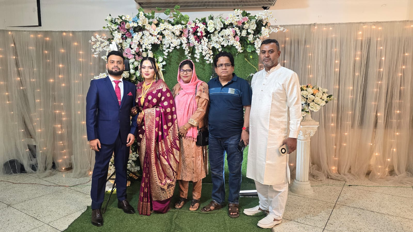 রাজারবাগে জমকালো আয়োজনে ভৈরব থানা যুবদলের আহ্বায়ক দেলোয়ার হোসেন সুজনের মেয়ের বৌ-ভাত...